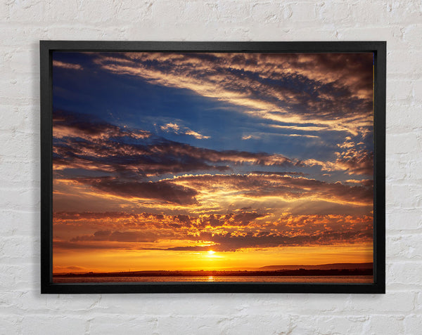 open up the skies Framed Print