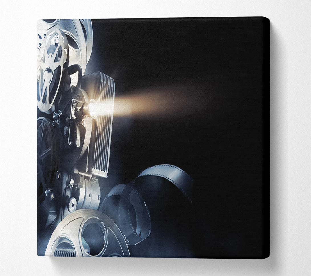  A Canvas Print of Vintage film projector Canvas Wall Art
