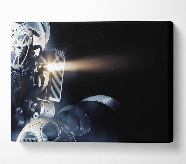  A Canvas Print of Vintage film projector Canvas Wall Art