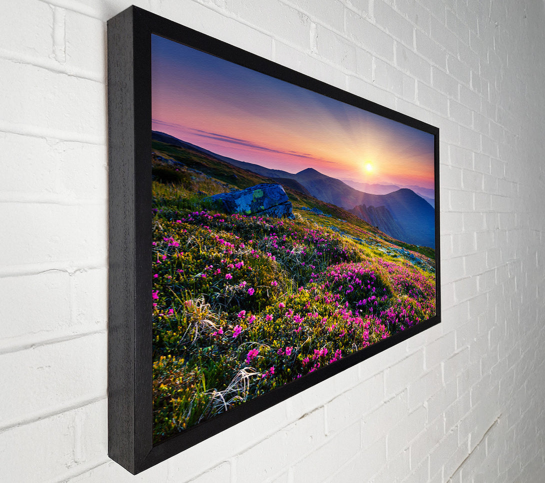  A Canvas Print of Mountain views of beauty Canvas Art