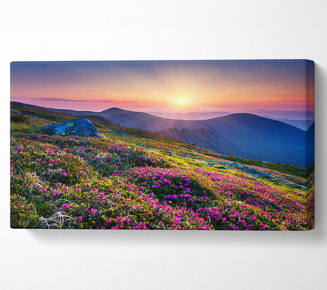 A Canvas Print of Mountain views of beauty Canvas Art