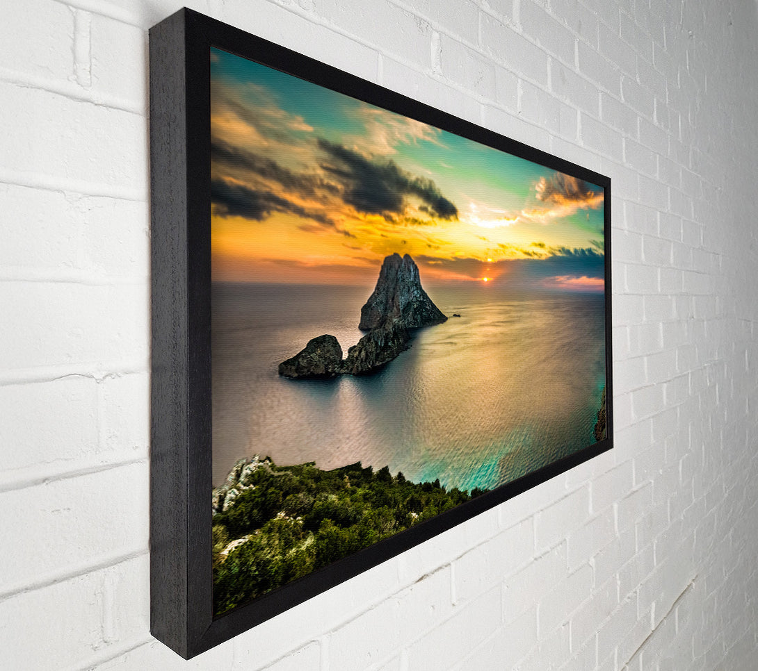  A Canvas Print of New Zealand views off the cliff Canvas Print