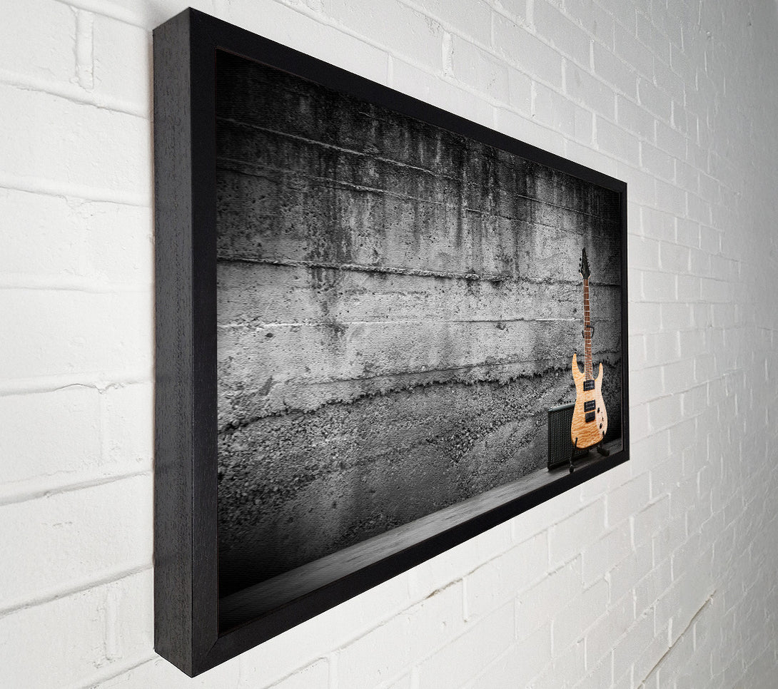  A Canvas Print of Metal guitar grunge Canvas Wall Art