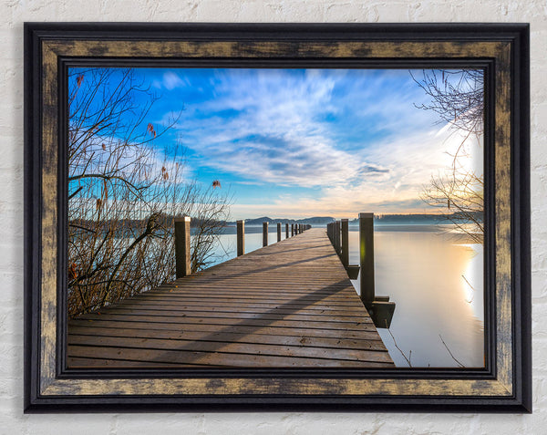 the bridge to freedom Framed Print