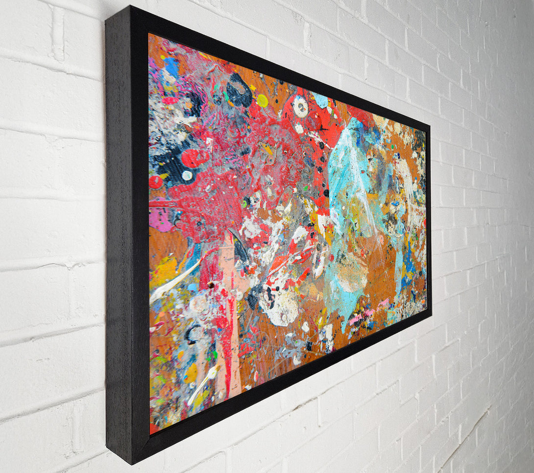  A Canvas Print of Rough paint Canvas Wall Art