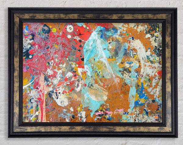 Rough paint Framed Print