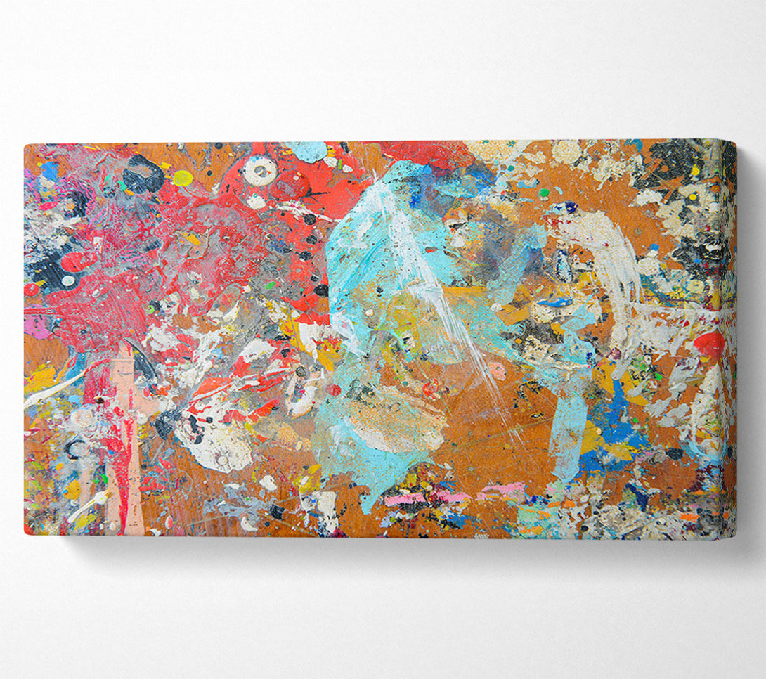  A Canvas Print of Rough paint Canvas Wall Art