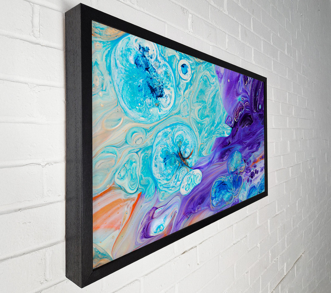  A Canvas Print of Bath bomb of colour Canvas Wall Art