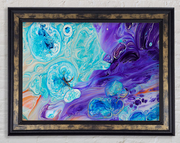 Bath bomb of colour Framed Print