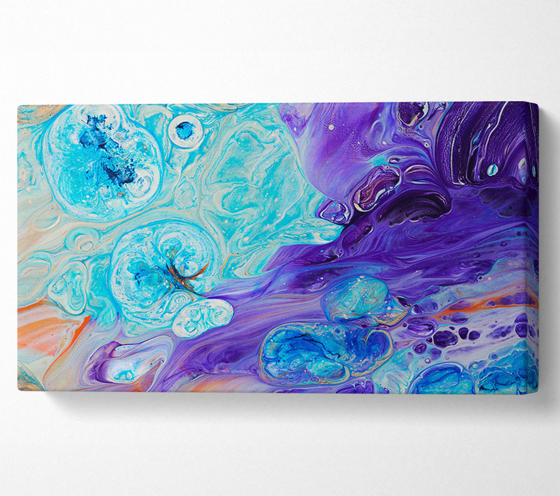  A Canvas Print of Bath bomb of colour Canvas Wall Art