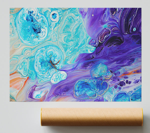 Bath Bomb Of Colour Poster