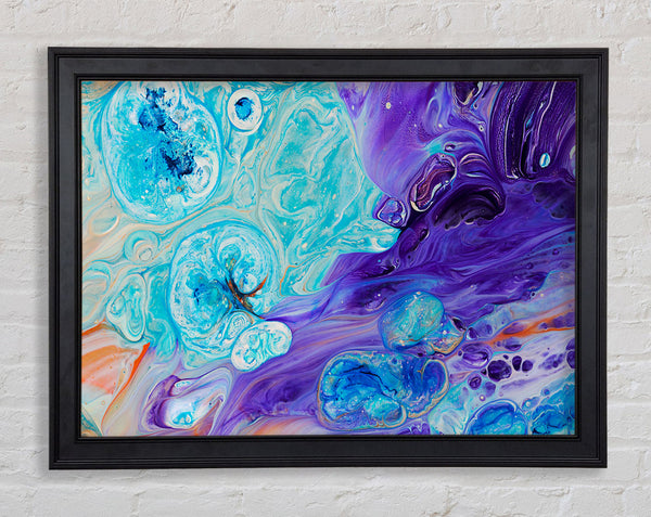 Bath bomb of colour Framed Print