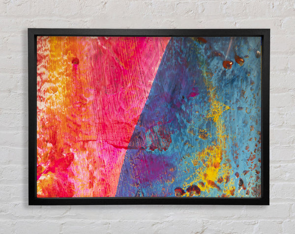 Rough Reds texture Framed Print