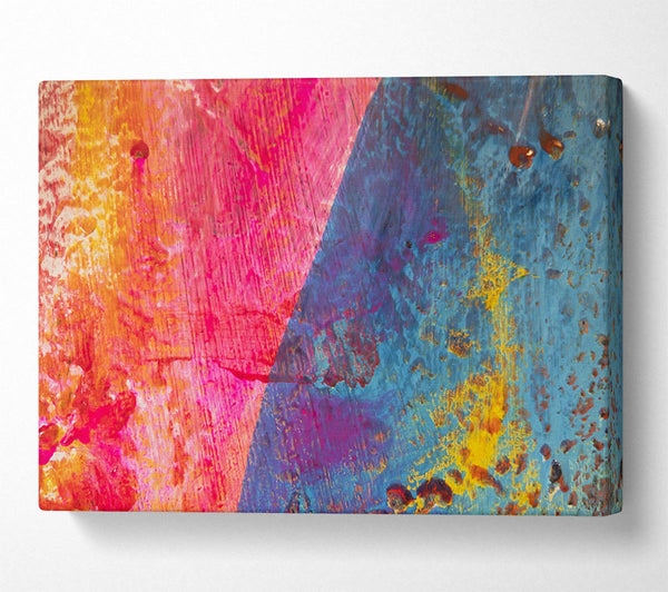  A Canvas Print of Rough Reds texture Canvas Art