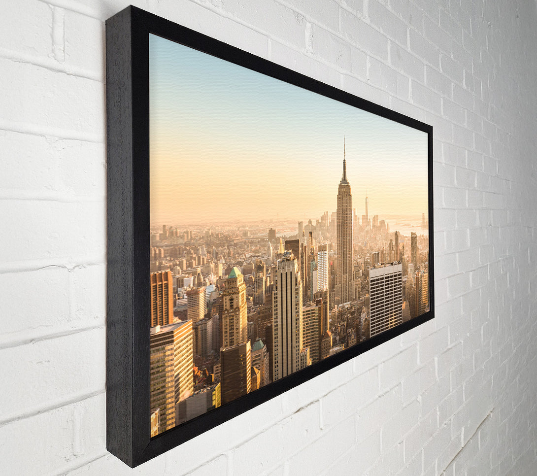  A Canvas Print of New york skyline in the day Canvas Wall Art