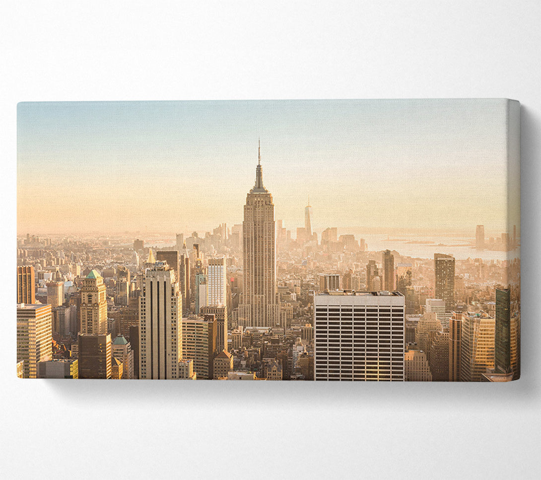  A Canvas Print of New york skyline in the day Canvas Wall Art