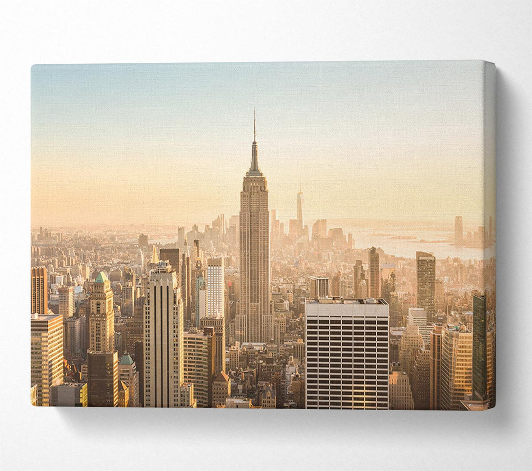  A Canvas Print of New york skyline in the day Canvas Wall Art