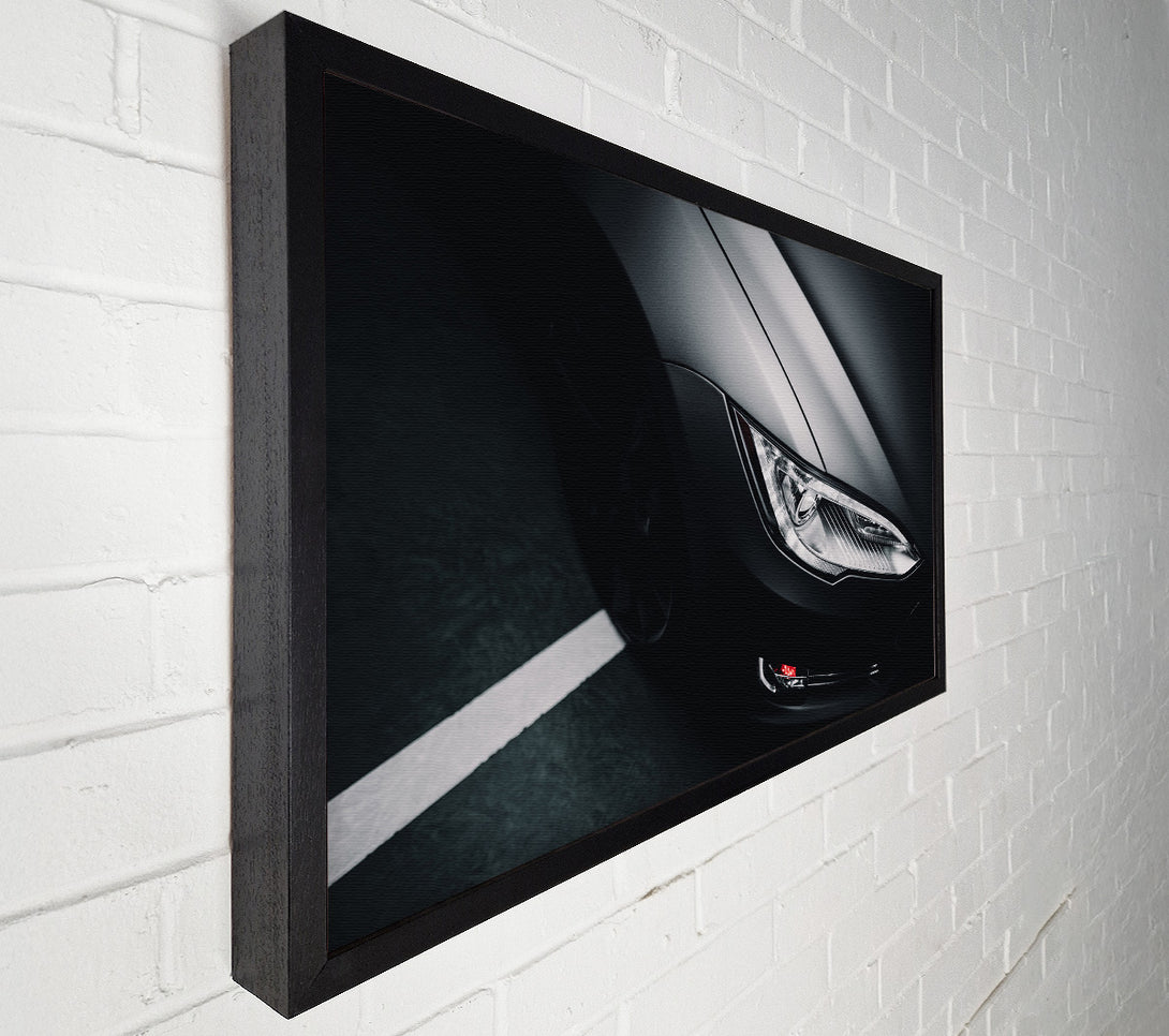  A Canvas Print of Slick view of headlight Canvas Art