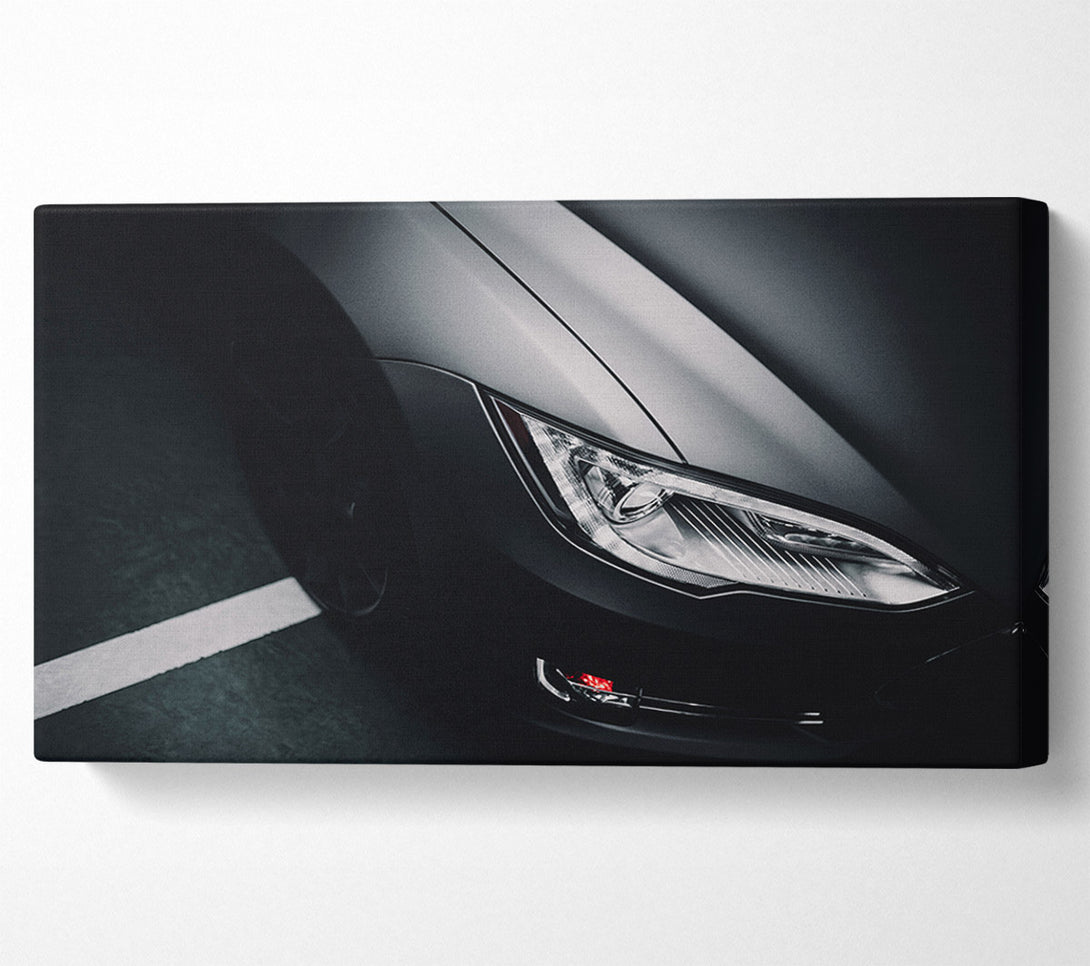  A Canvas Print of Slick view of headlight Canvas Art