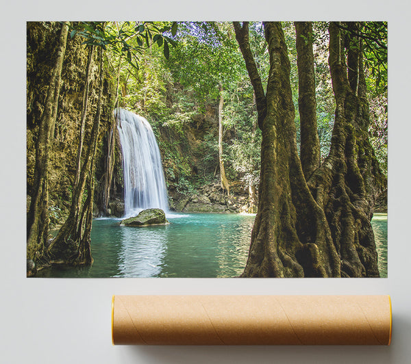 Amazon Jungle Waterfall Print