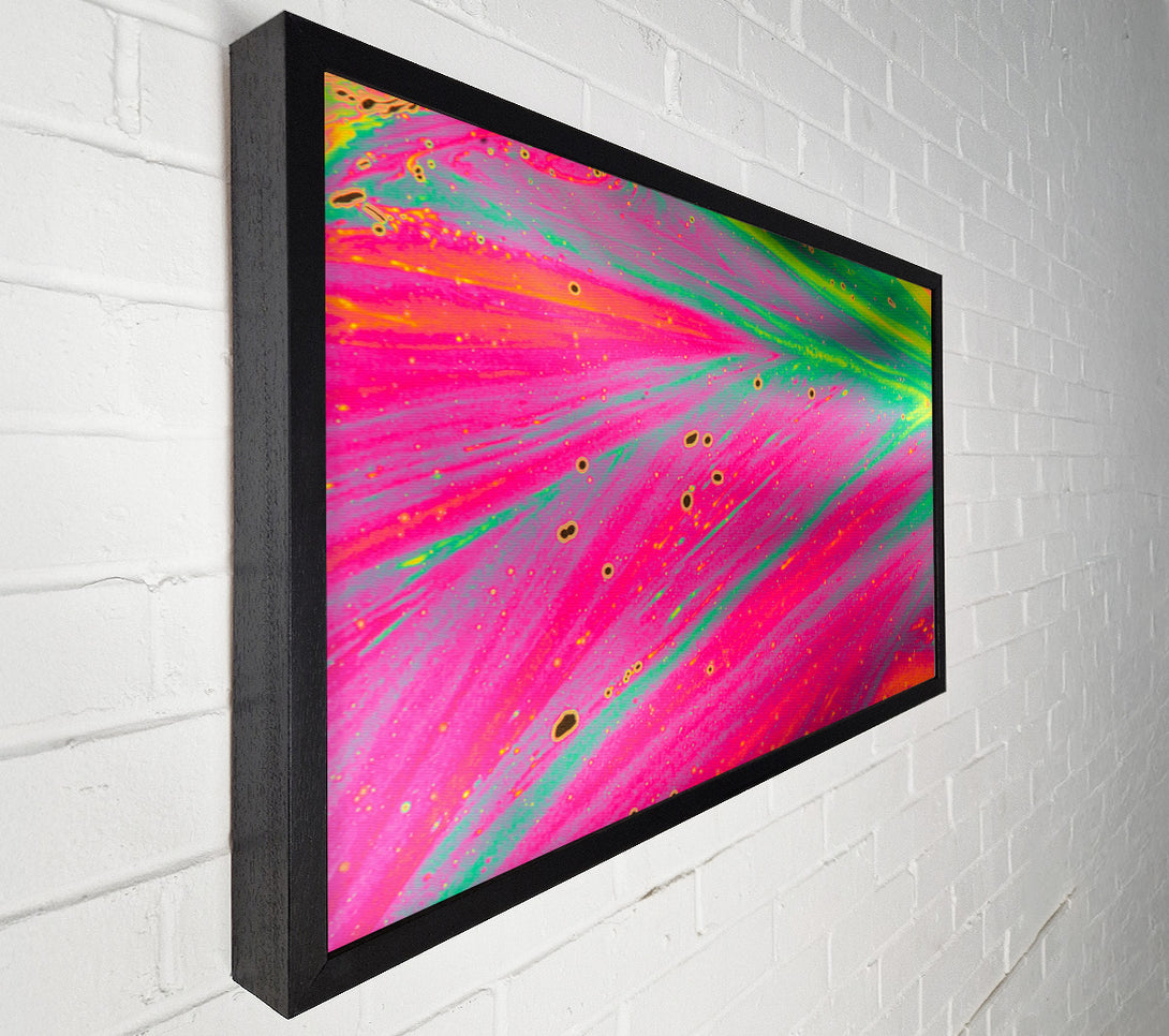  A Canvas Print of Neon colours Diffused Canvas Print