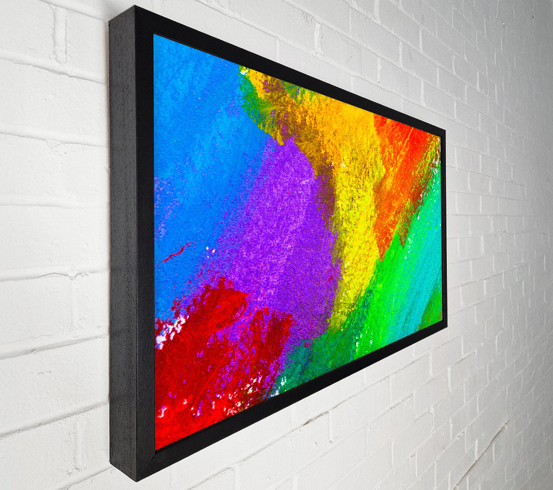  A Canvas Print of Multicoloured powders Canvas Print