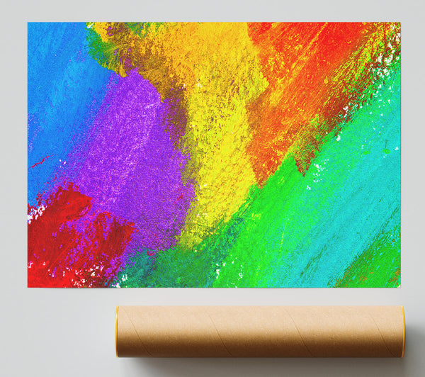 Multicoloured Powders Poster