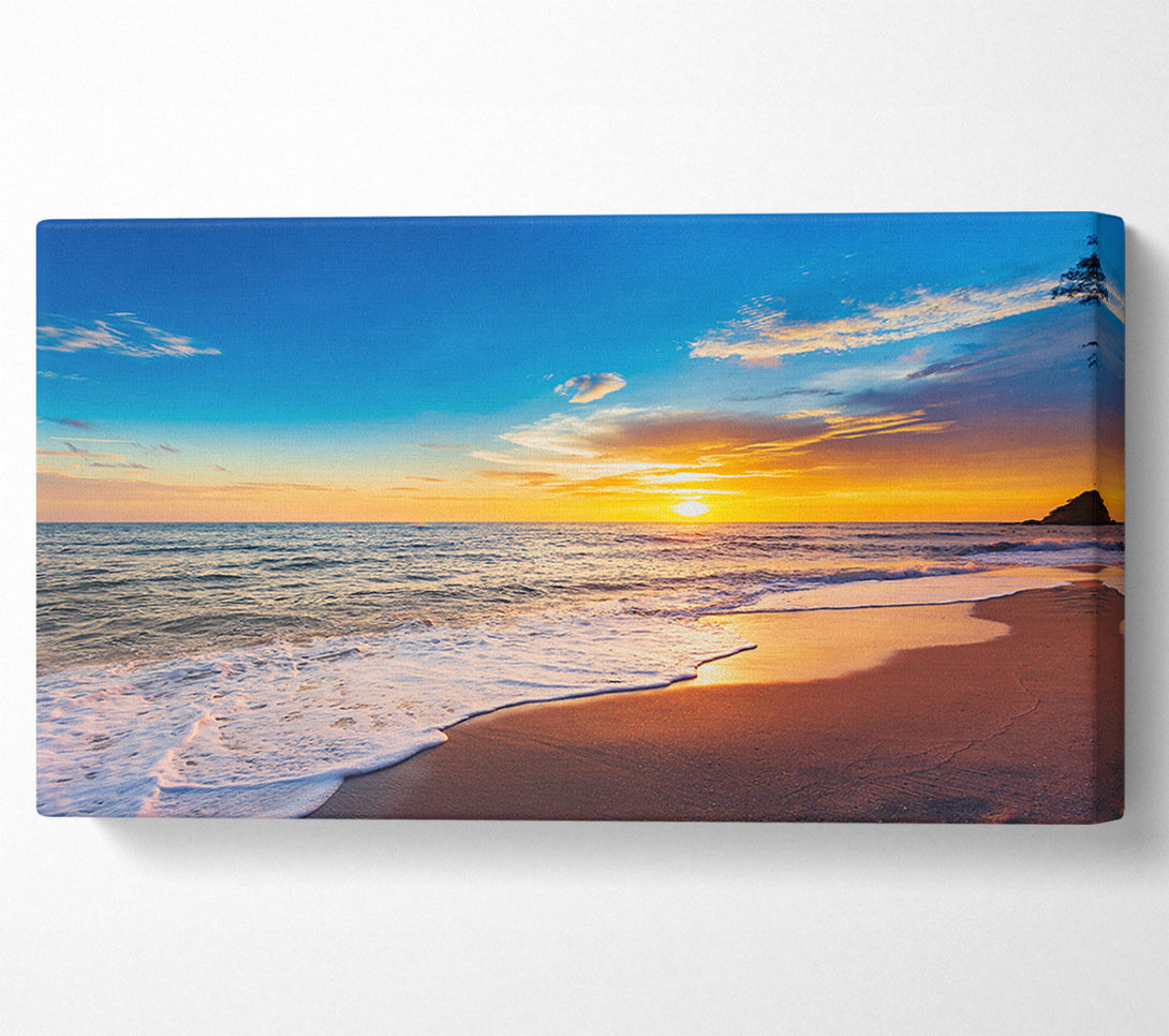  A Canvas Print of Beach on the south east coast Canvas Art