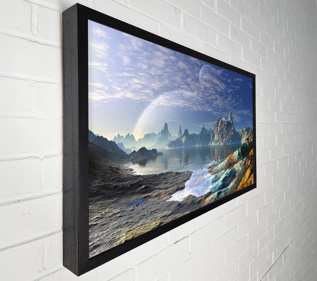  A Canvas Print of On another planet Canvas Wall Art