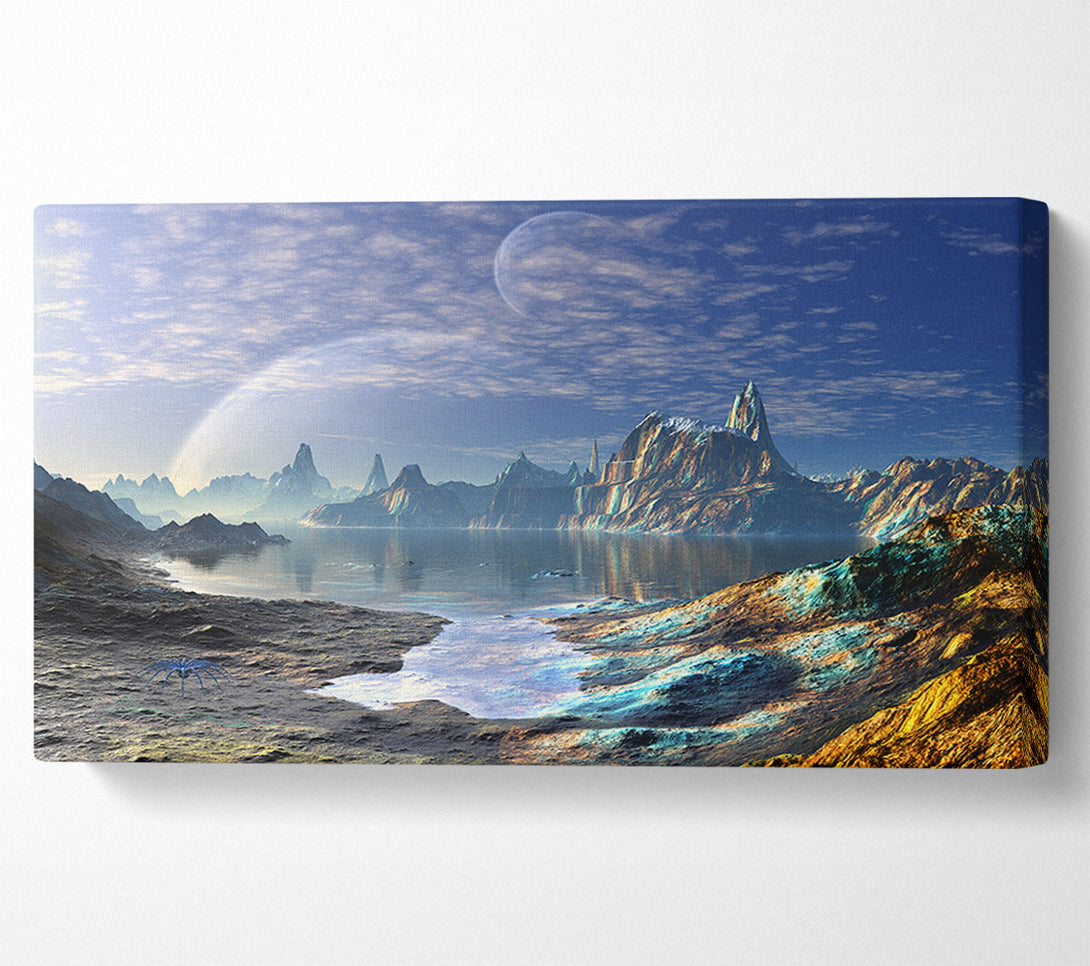  A Canvas Print of On another planet Canvas Wall Art