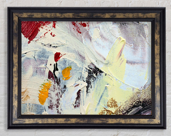 Thick paint applied Framed Print