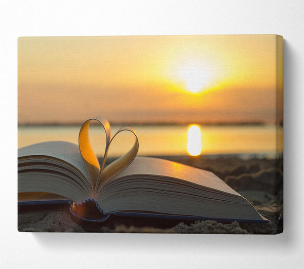  A Canvas Print of Love book Canvas Art