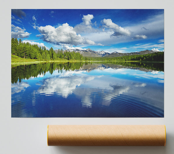 Ripples In The Ocean View Poster