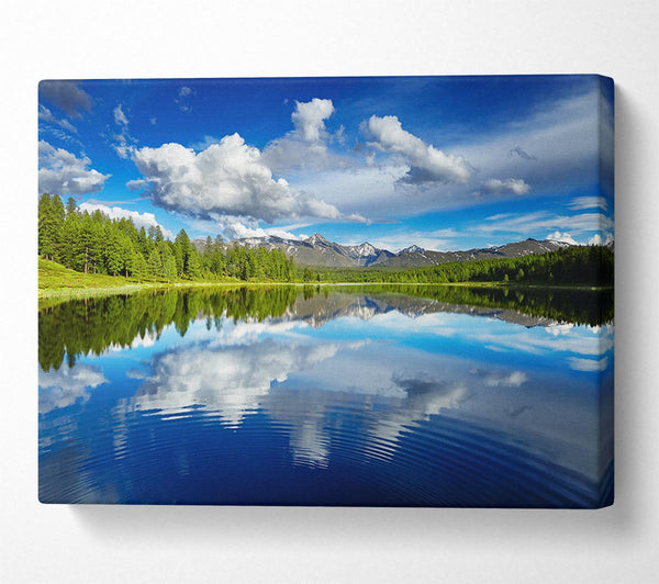  A Canvas Print of ripples in the ocean view Canvas Wall Art