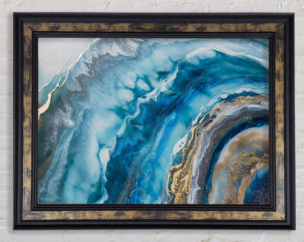Natural stones inside Framed Print