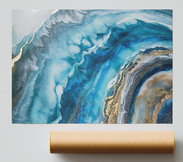 Natural Stones Inside Giclee Print