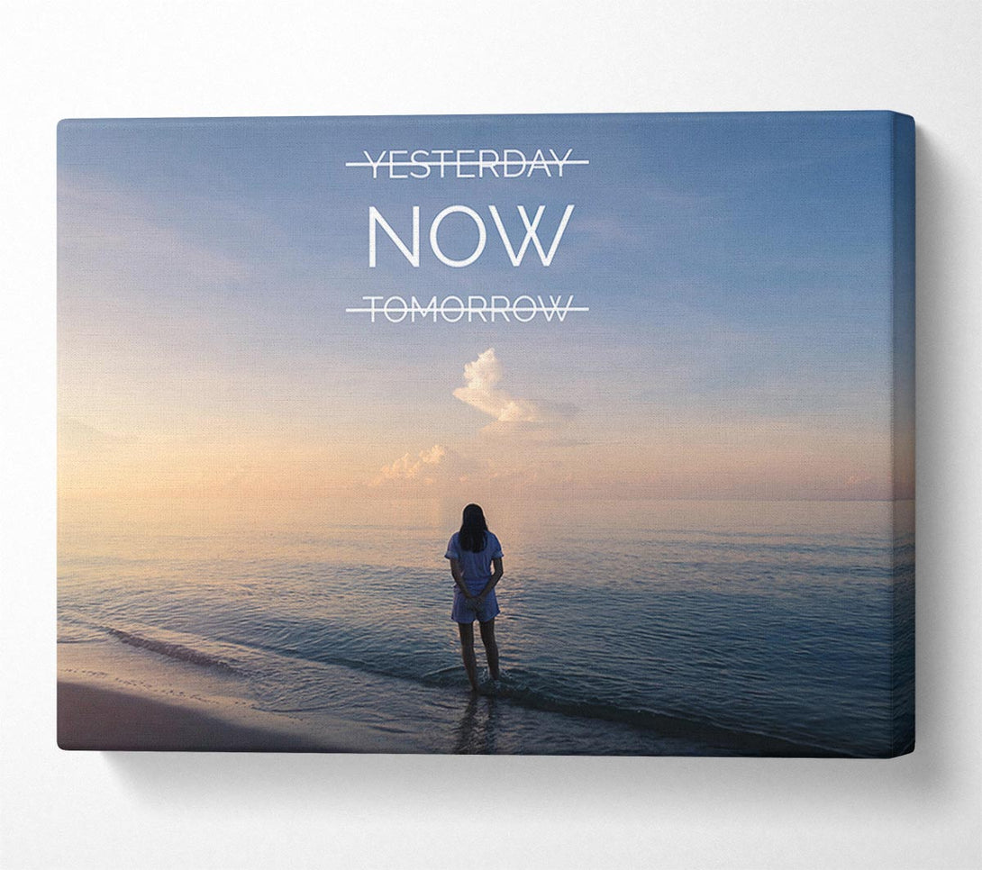  A Canvas Print of Yesterday now tommorow Canvas Art