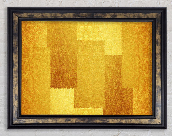 Rollers of yellow paint Framed Print