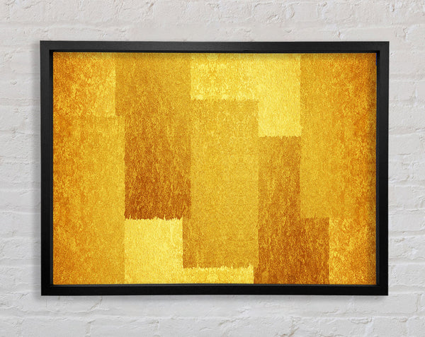 Rollers of yellow paint Framed Print