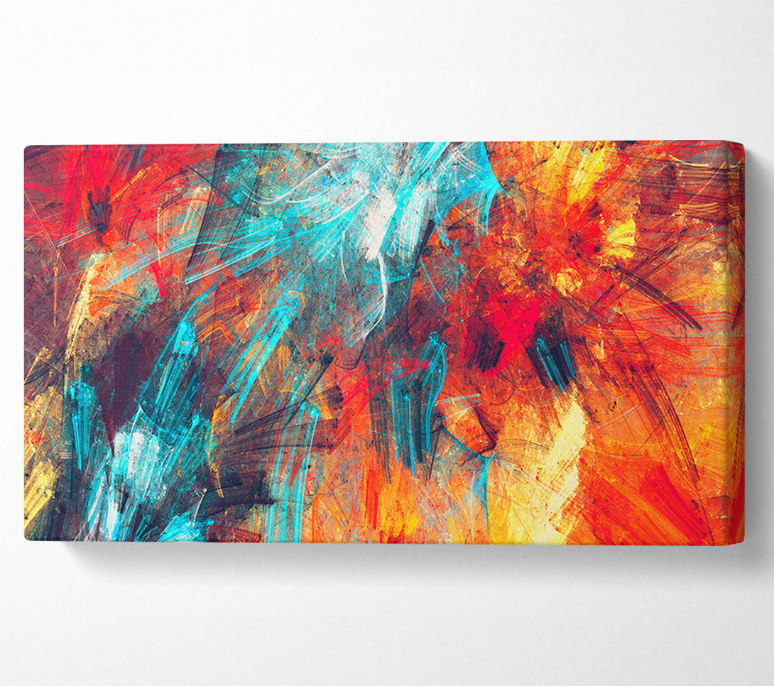  A Canvas Print of The gates of hell mess Canvas Art