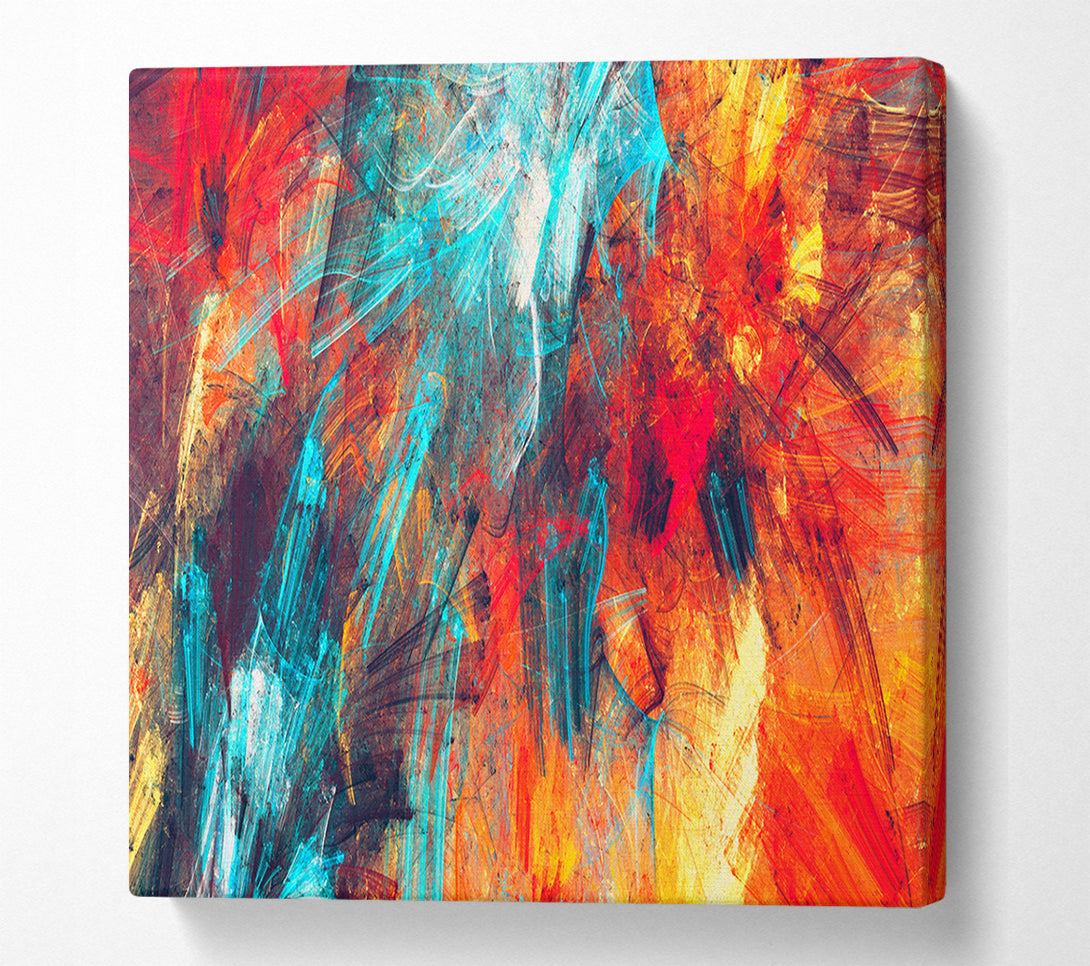  A Canvas Print of The gates of hell mess Canvas Art