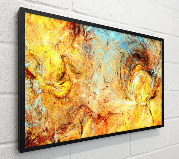 Firey swirls and ice