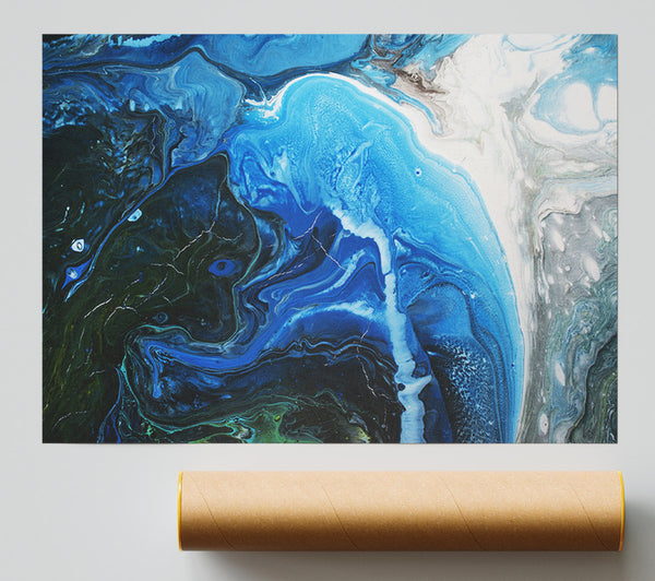 Vivid Textures And Colours Stone Giclee Print