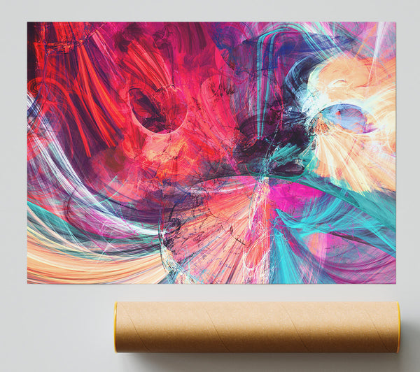 Opening Up The Heavens In Colour Giclee Print