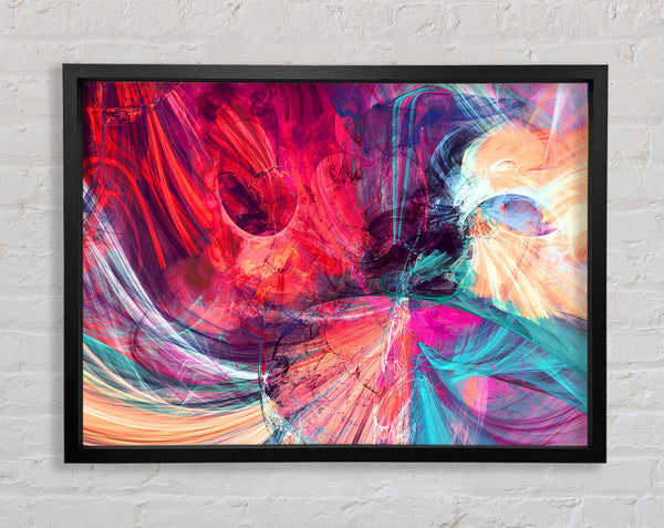 Opening up the heavens in colour Framed Print