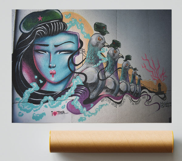 Political Graffiti Print