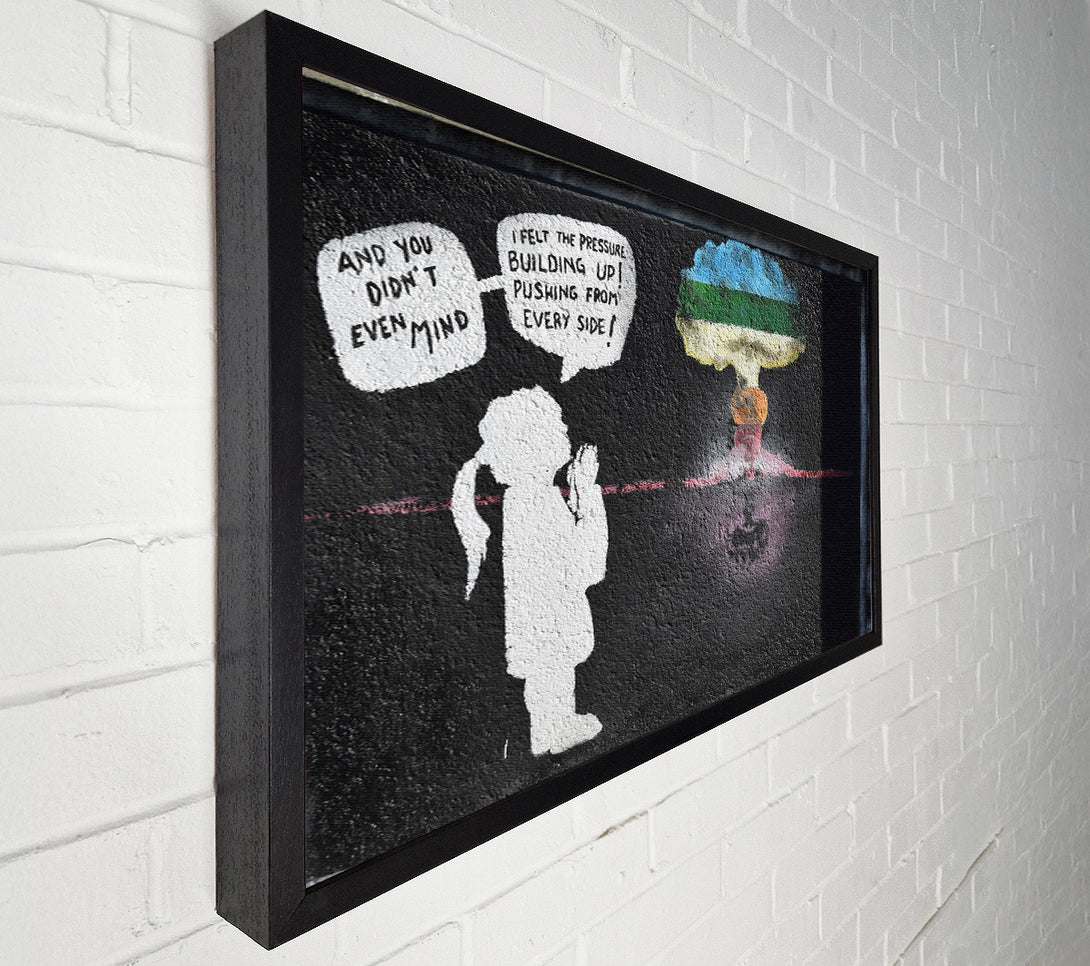  A Canvas Print of Thoughts of a graffiti artist Canvas Art