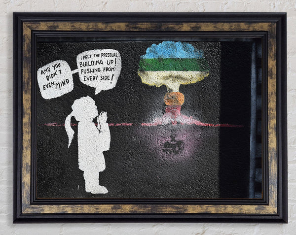 Thoughts of a graffiti artist Framed Print