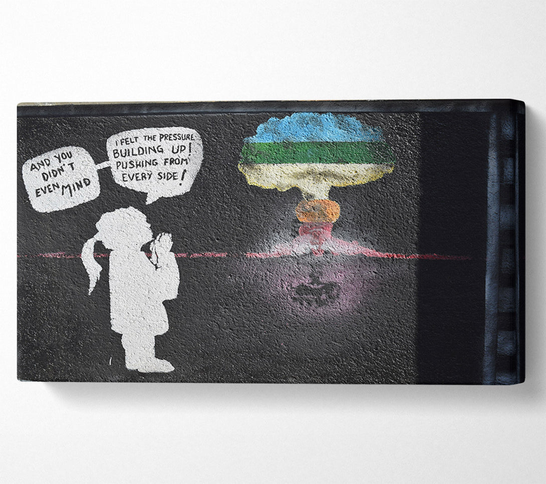  A Canvas Print of Thoughts of a graffiti artist Canvas Art