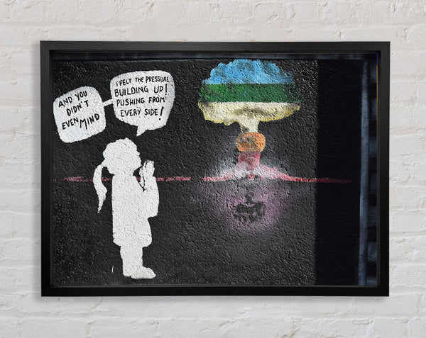 Thoughts of a graffiti artist Framed Print
